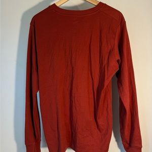 Uniqlo Small Long Sleeve Orange Rust